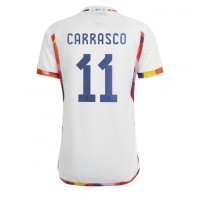 Echipament fotbal Belgia Yannick Carrasco #11 Tricou Deplasare Mondial 2022 maneca scurta